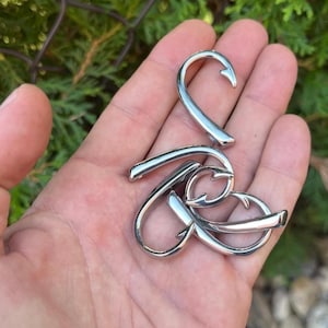 BIG HOOK Pendant - 1x Pendant High Polish Stainless Steel Custom Pendant Jewelry Custom Bling Gift For Him Her Anniversary Fisherman