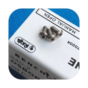 Benchmade Mini Osborne Pocket Clip Screws 3x Titanium TORX Screw Folding Knife Screw Benchmade Hardware Benchmade Models In Description