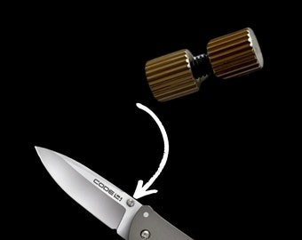 COLD STEEL Finn Wolf Frenzy II Holdout Recon 1 Pro Lite Thumb Stud  Custom Brass Double Grind Thumb Stud Cold Steel More In Description