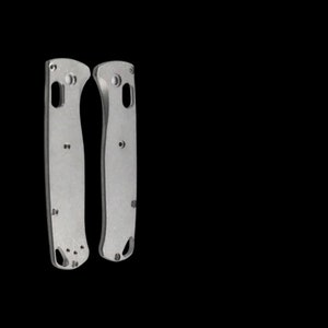 Benchmade Bugout 535 Replacement Scale Kit / Raw TITANIUM / Benchmade Bugout 535 Only - 2x Scales