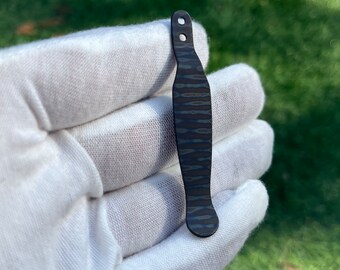 Fits XM-18 XM-24 Hinderer Models Replacement Pocket Clip Torched Solid Titanium Clip More Hinderer Models Listed