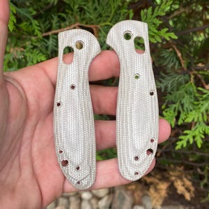 Für Mini Griptilian Scale Set / MICARTA Smooth Finish / Nur für Mini Griptilian Modelle (Nicht Large) 2x Scales