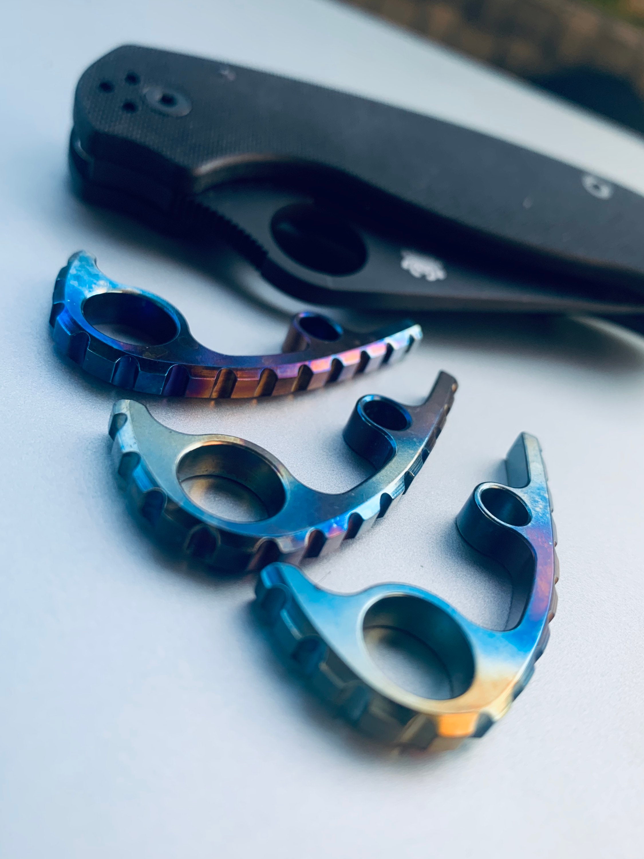 Fits Spyderco Para 3 CUSTOM High Grade Titanium Backspacer Etsy