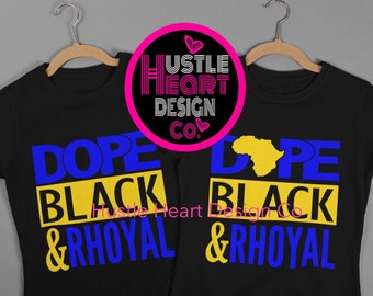 Pretty Poodle  Svg,  Devine 9 Svg, Black and Educated Svg,  Svg/Png File