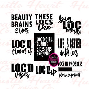 locs svg, big loc energy svg, natural hair svg, loc vibes svg, black woman svg, dreadlocks svg, african american svg, melanin svg