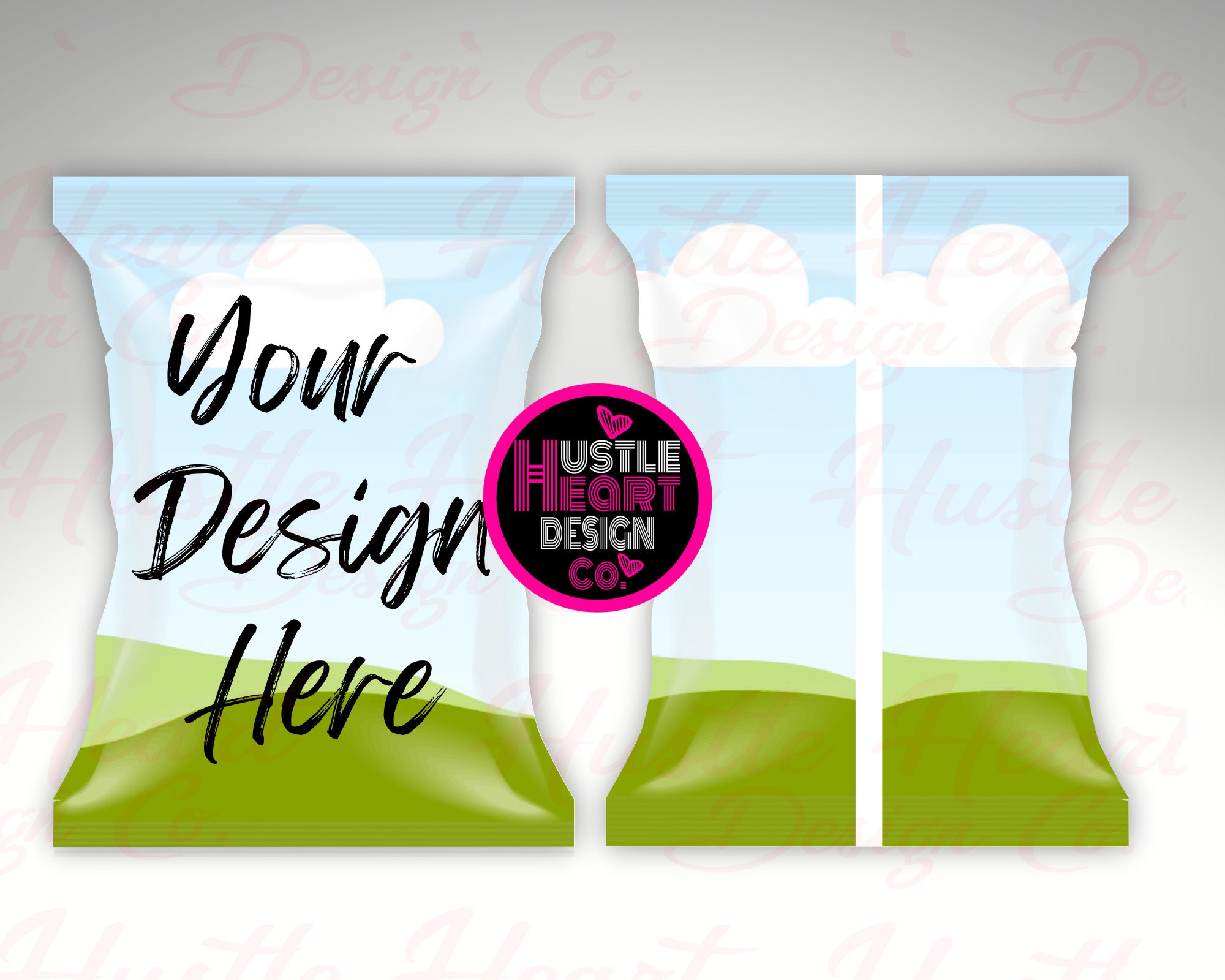 Chip Bag Mockup for Canva chip bag editable chip bag Etsy Schweiz