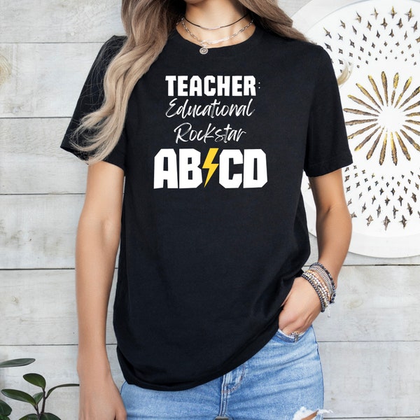 Music Teacher T-shirt, Educational Rockstar Music Teacher Gift, Homeschool Mom, Cute Teacher Tee and Gift, Top Selling Best Seller Tshirts