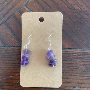 Amethyst Dangle Earrings