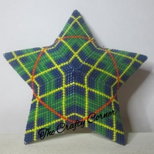 BLACKWATCH PLAID, Star Ornament Tutorial
