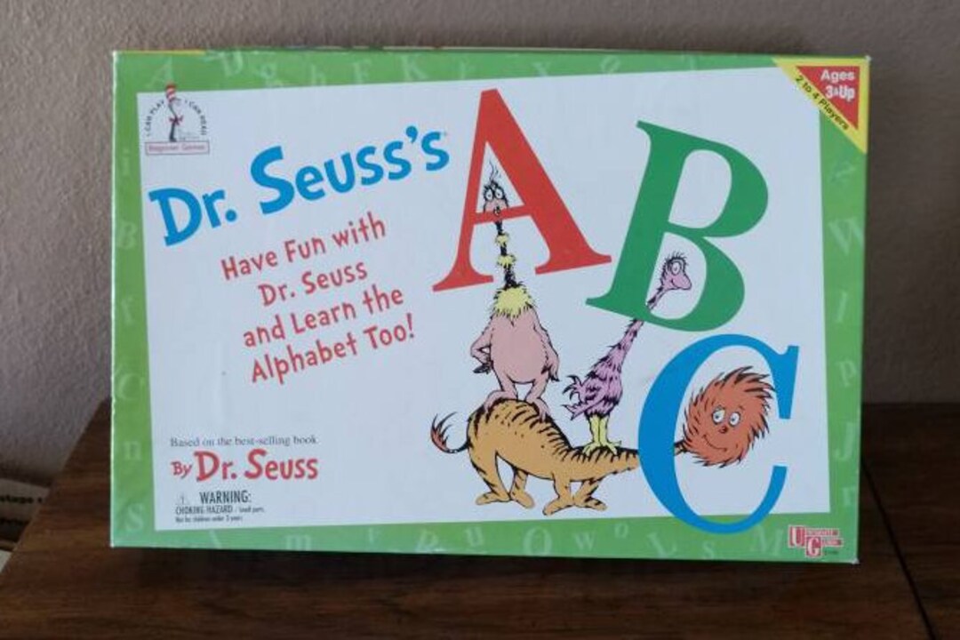 1991 Vintage Dr. Seuss's ABC Game Ages 3 & UP Educational - Etsy