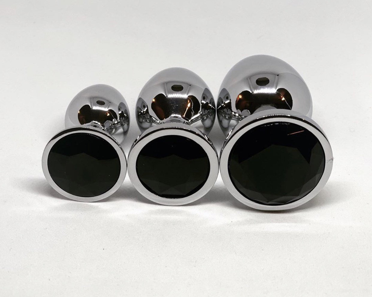 Poids Plug Adult Toys Anal Nouveau Butt Bouchon en Acier Inoxydable Métal Jeweled-Petite Moyenne Grande Poids Plug Adult Toys Anal Nouveau Butt Bouchon en Acier Inoxydable Métal Jeweled-Petite Moyenne Grande