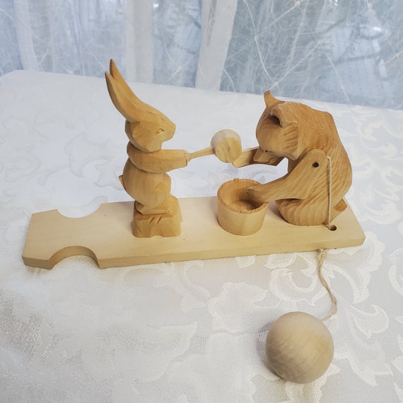 Pretend Play Handmade in Bogorodskoye Russia Linden Wood Vintage ...