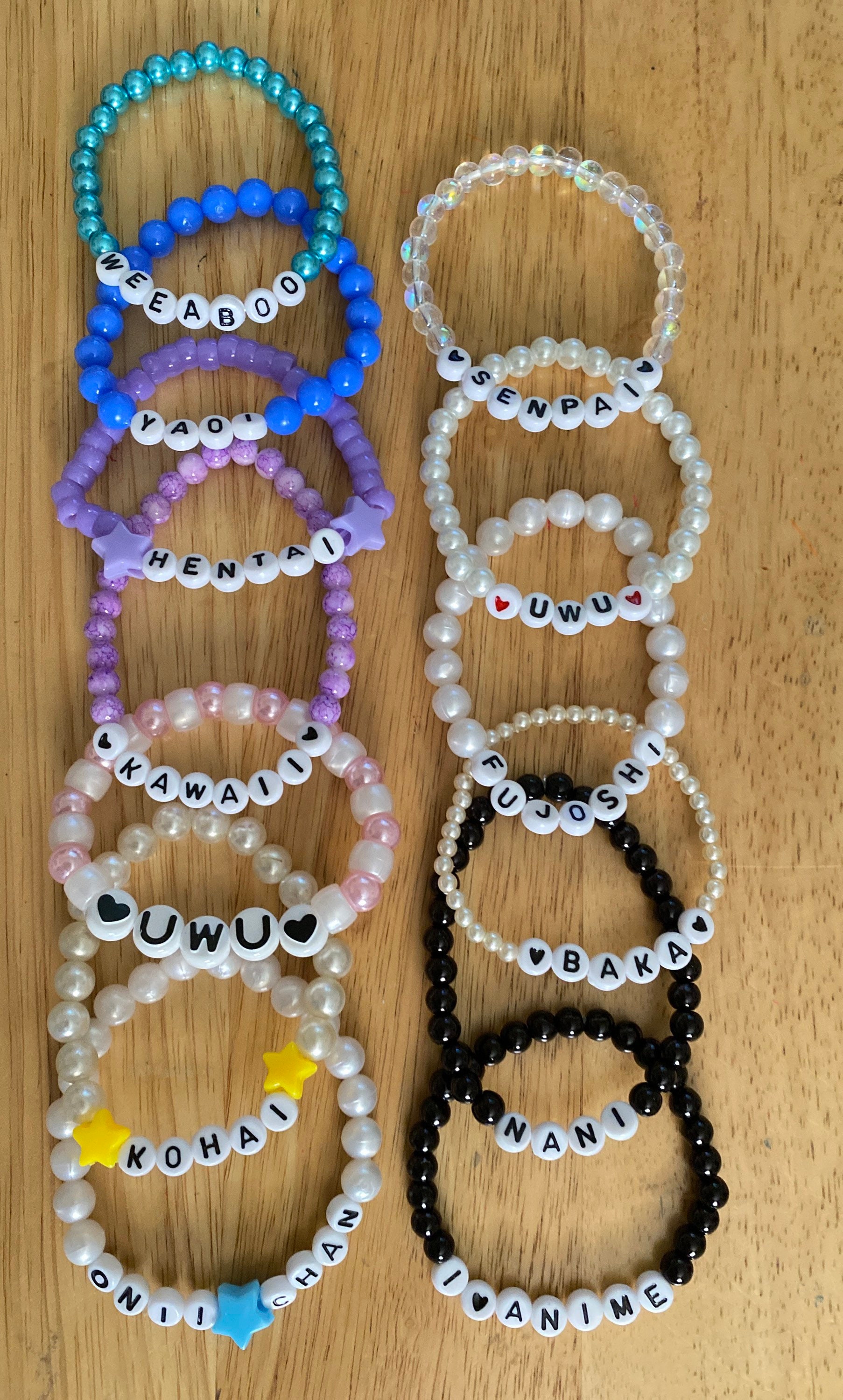 Anime bracelet kawaii braceletfairy kei bracelet pastel | Etsy