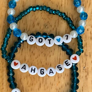 Got7 Kpop Armbander Jinyoung Mark Yugyeom Jb Bambam Etsy