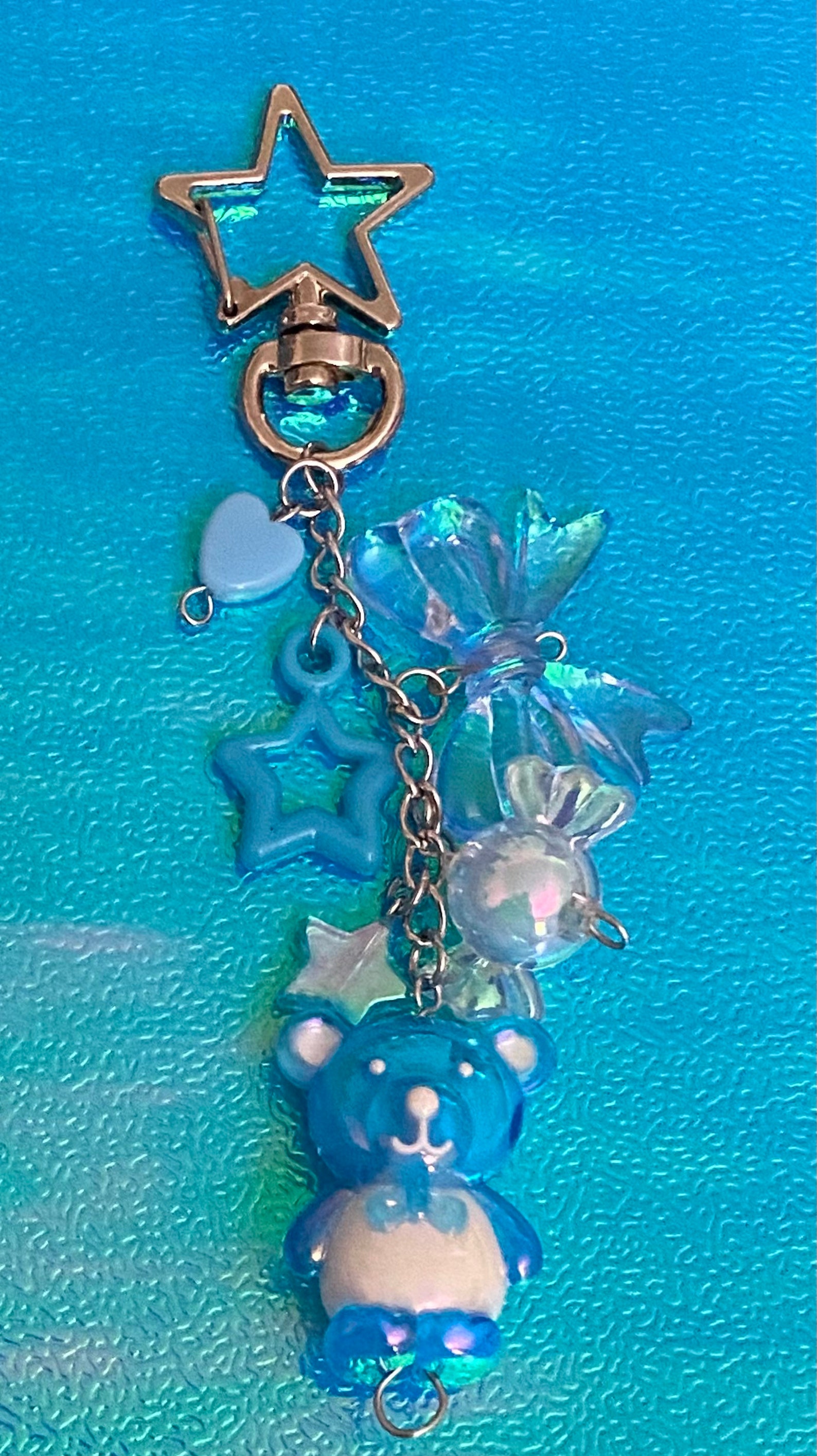 Kawaii keychain pastel kawaii keychain kawaii bear keychain Etsy