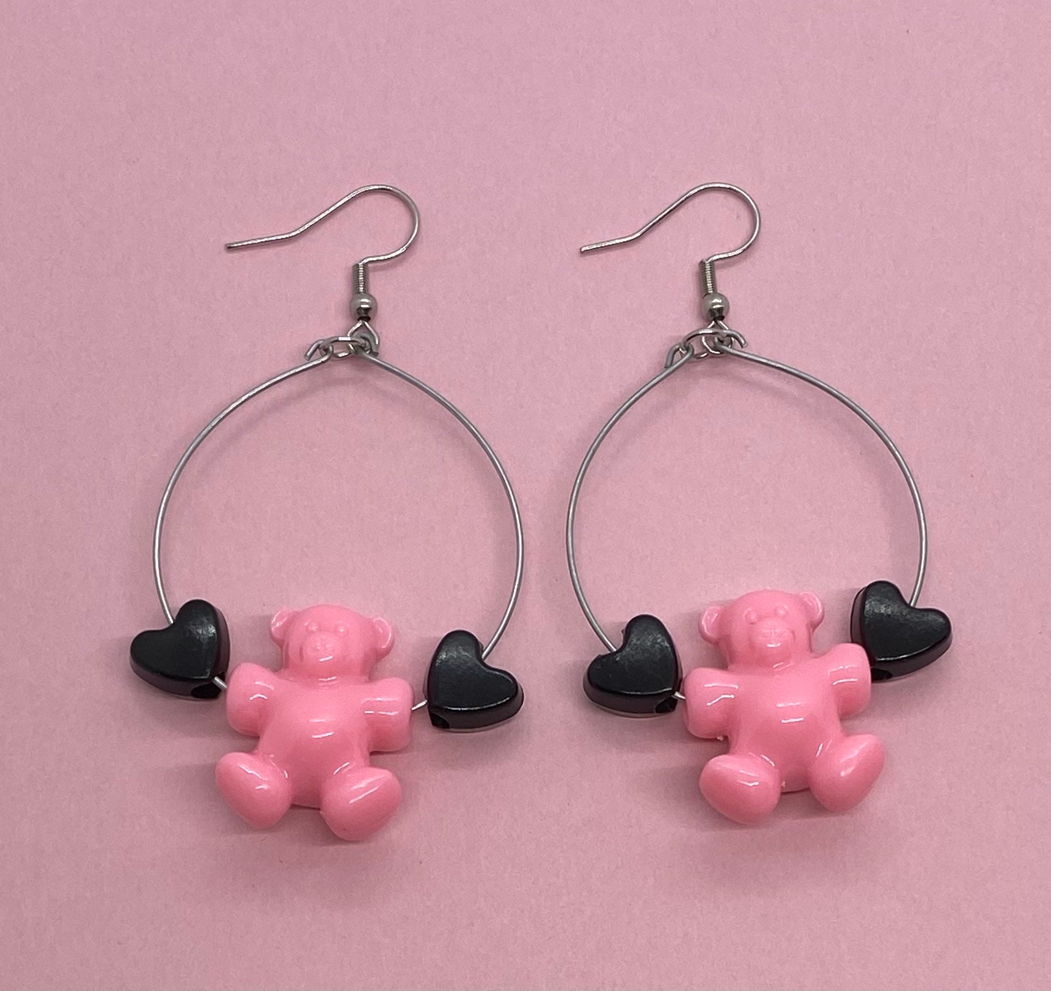 Kawaii earrings pastel kawaii earrings fairy kei earrings Etsy