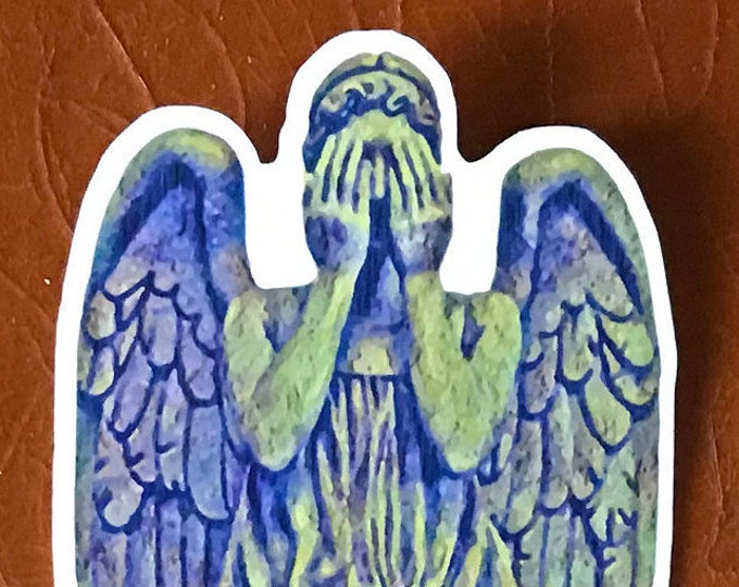 Weeping Angel Sticker Decal Laptop Sticker for Hydroflask Doctor Who ...
