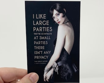 Back to School Limited Edition Jordan Baker Great Gatsby Waterproof Sticker Laptop Sticker Hydroflask Sticker Gift for English Teacher