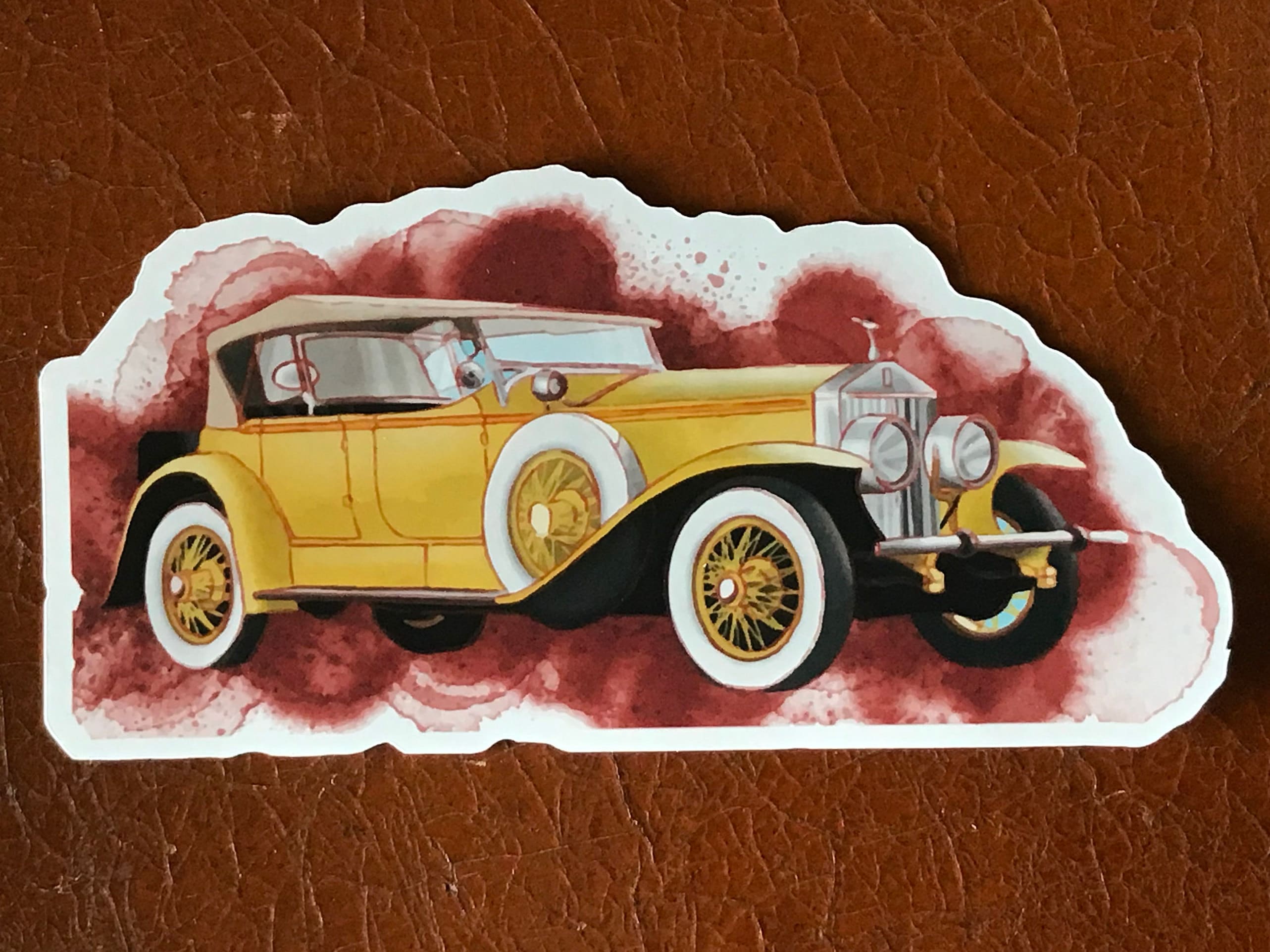 Great Gatsby Car Drawing
