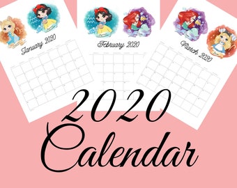 Cat Calendar With Zodiac Signs Perpetual Calendar Wall Etsy