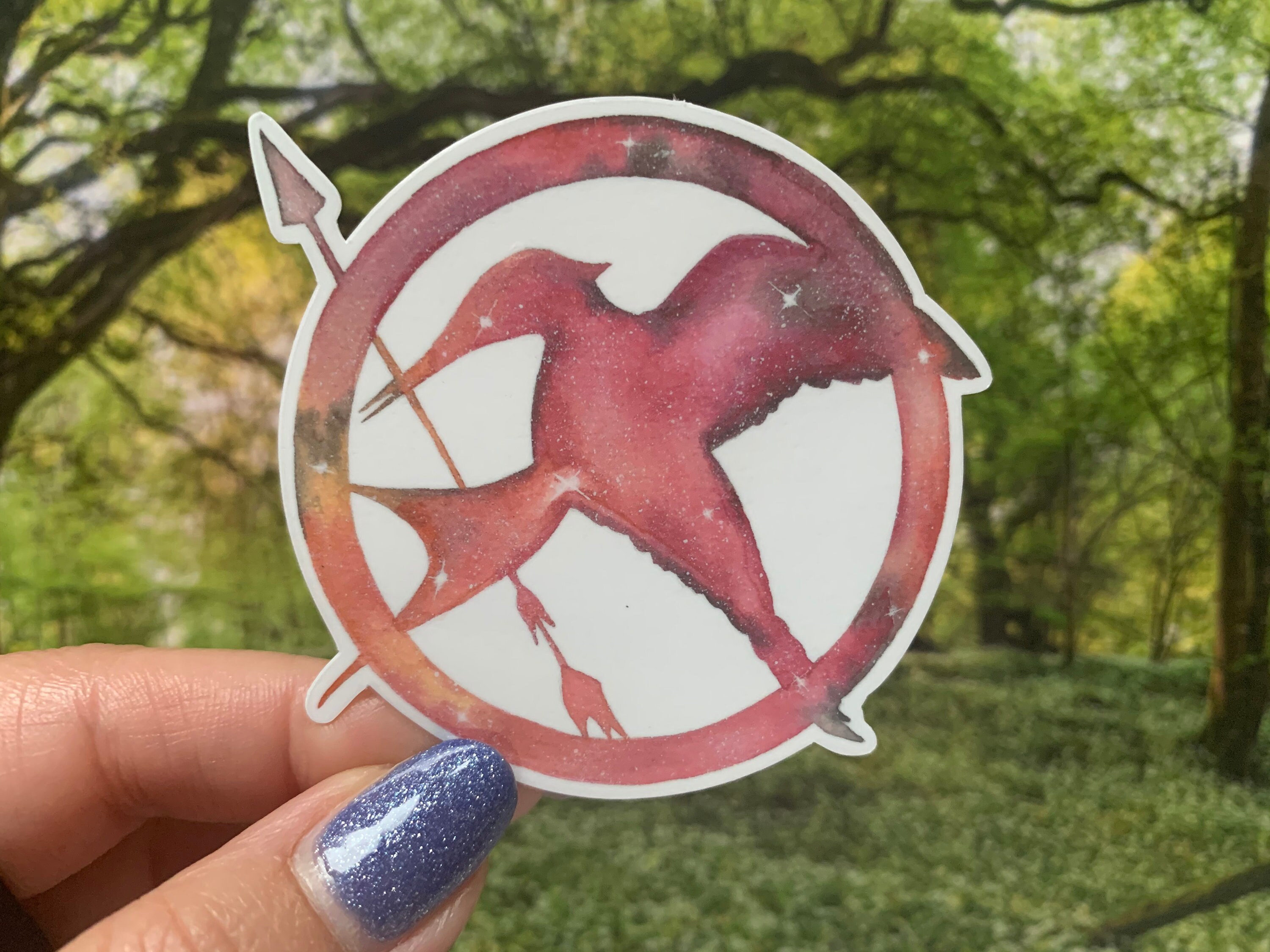 Waterproof Hunger Games Mockingjay Vinyl Sticker Laptop Sticker Water…