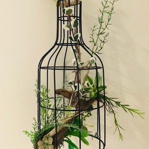 Black Wire Hanging Terrarium