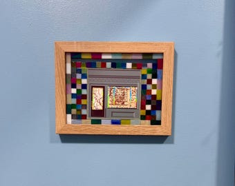 Mosaic house (8x6 inches)