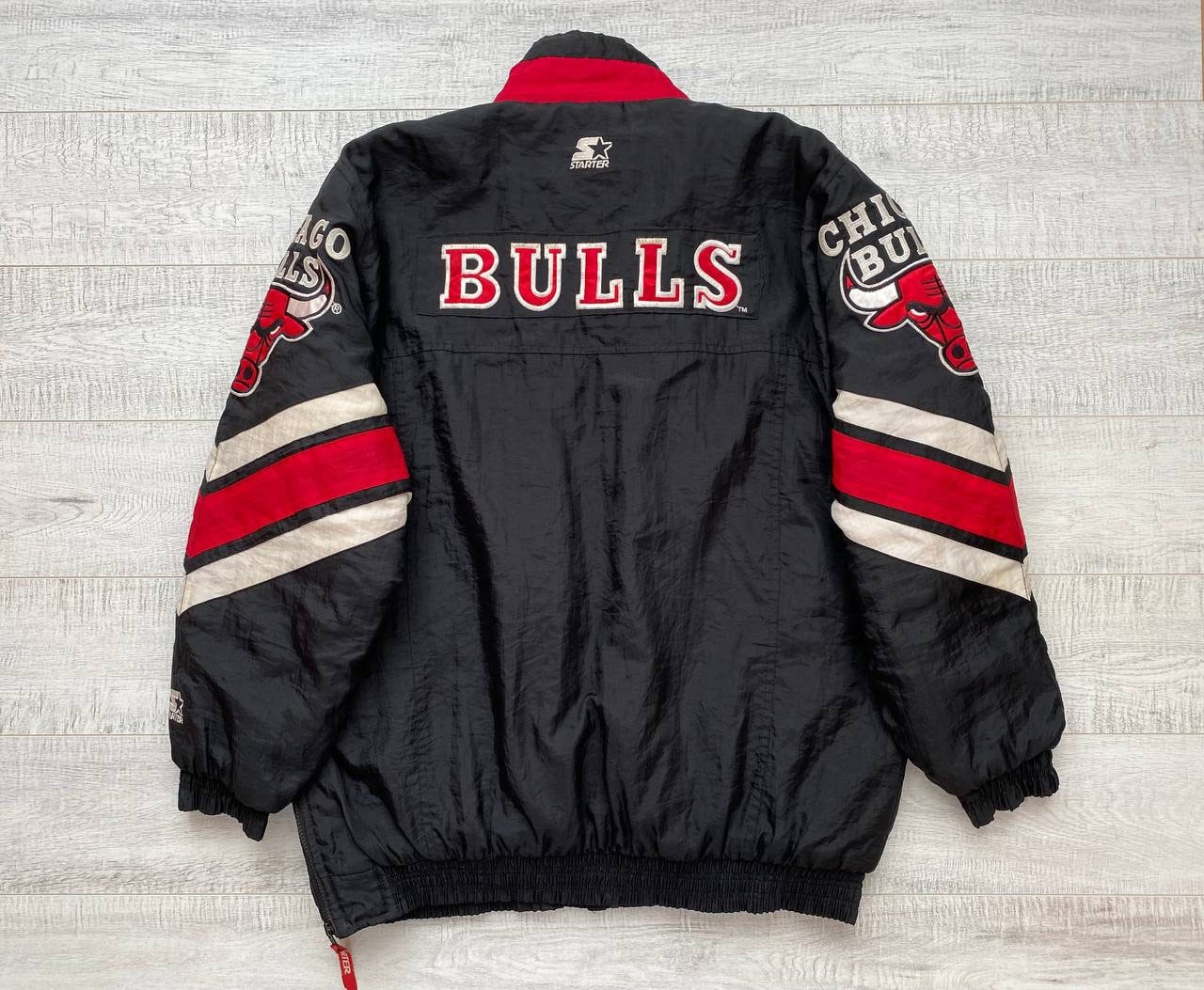 Chicago Bulls Starter Jacket - Etsy