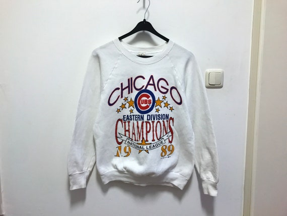 Vintage Chicago Cubs Crew Neck Sweatshirt 1989 ML… - image 1