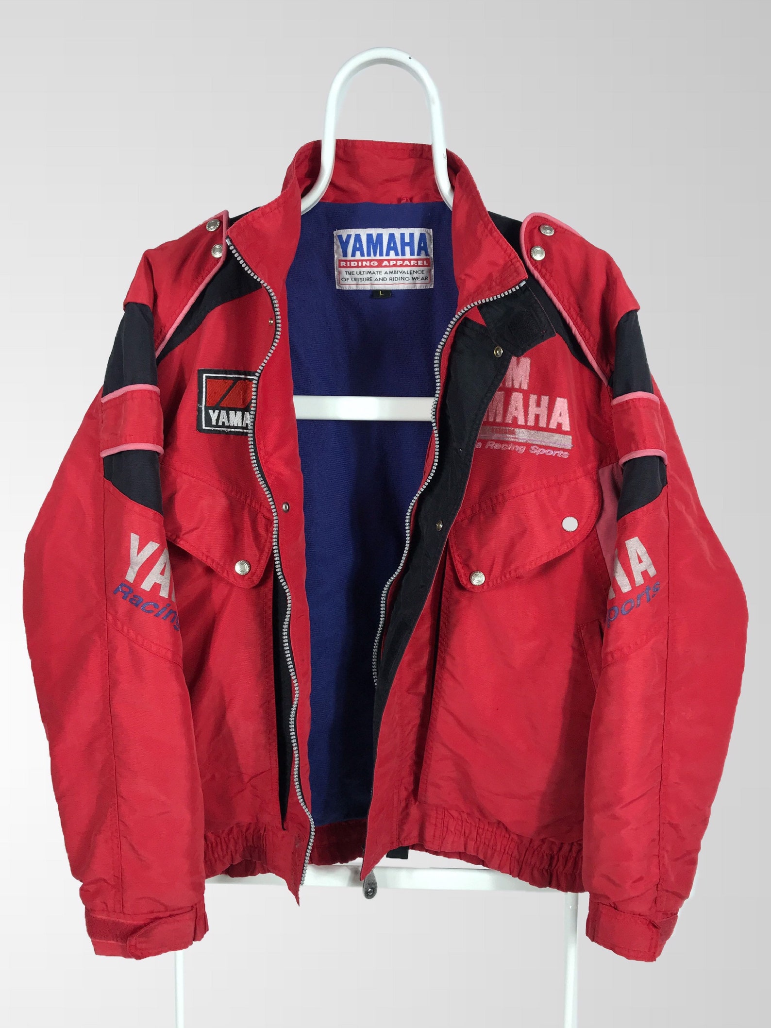 Vintage YAMAHA Moto Team Racing Jacket Authentic Size mens L Etsy