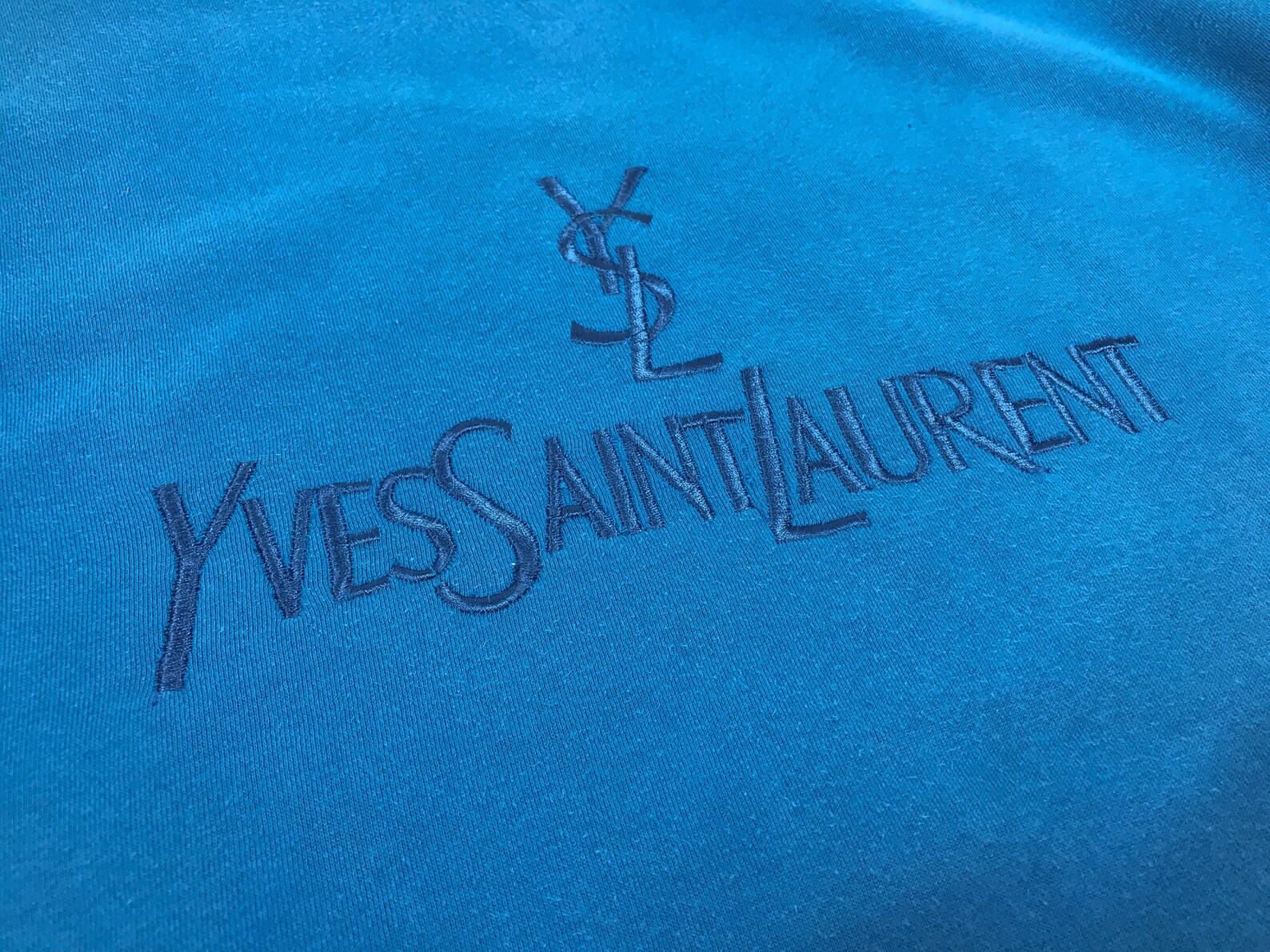 Ysl embroidered sweatshirt Clearance