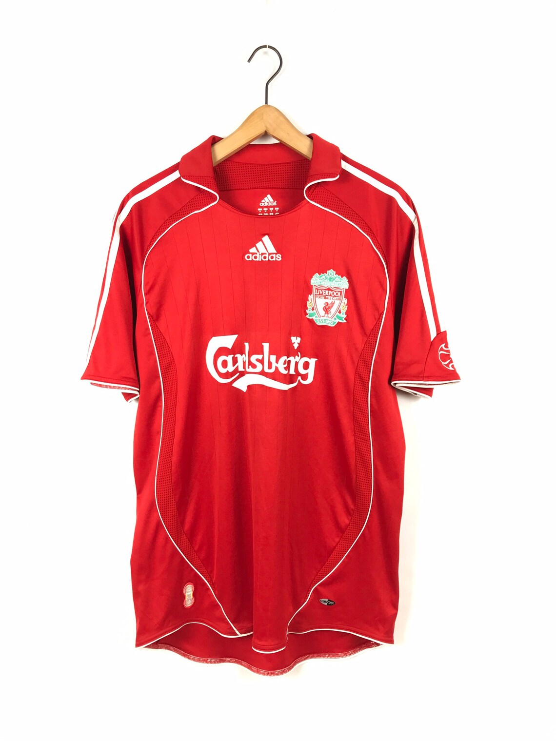 Adidas 200608 Liverpool Home Carlsberg Jersey Etsy