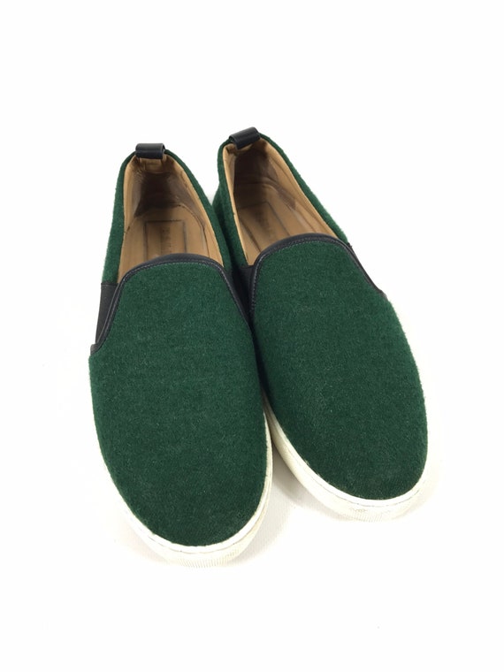 靴 BALLY Green suede loafers 24cm johnny-famous-bally-style-park