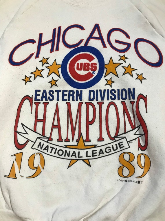 Vintage Chicago Cubs Crew Neck Sweatshirt 1989 ML… - image 4