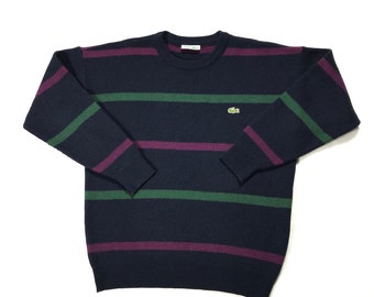 Vintage LACOSTE Strickpullover Streifen