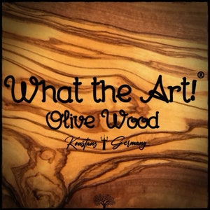 What the Art® Olive Wood Serrano Olivenholz Schneidebrett Dip-Schälchen Handarbeit Käsebrett Servierbrett Vesperbrett Bild 10