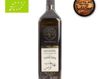 Méditerroir® «Premium» | Bio Olivenöl | Nativ Extra | 1 Liter | Premium - Würzig - Fruchtig - Biodynamische Landwirtschaft