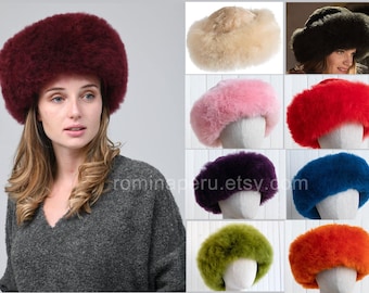 Luxe hoed Royal Baby Alpaca, de echte Baby Alpaca Fur Andes Hat, Peruaanse Alpaca Fur Kozakken Hat winter, alpaca pluismuts