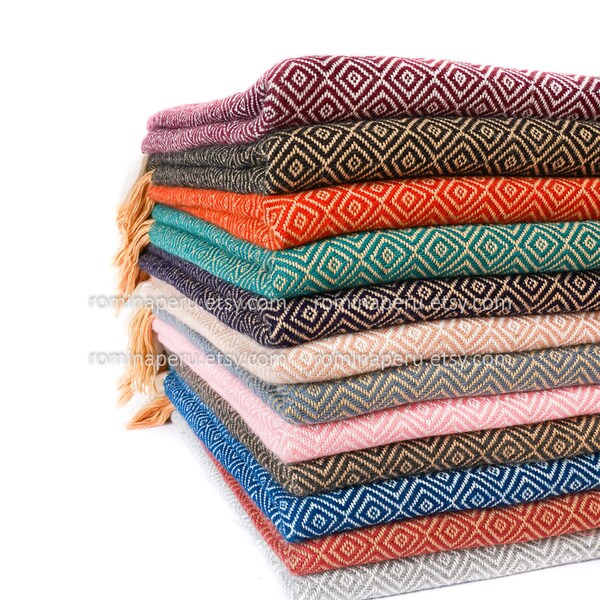 Alpaca Wool Blanket Etsy