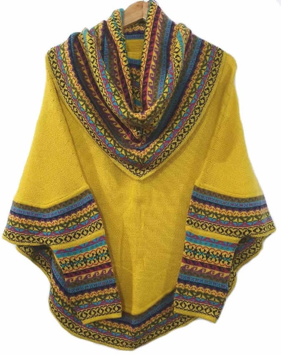 discount 73% NoName Cape and poncho Yellow M WOMEN FASHION Coats Knitted 