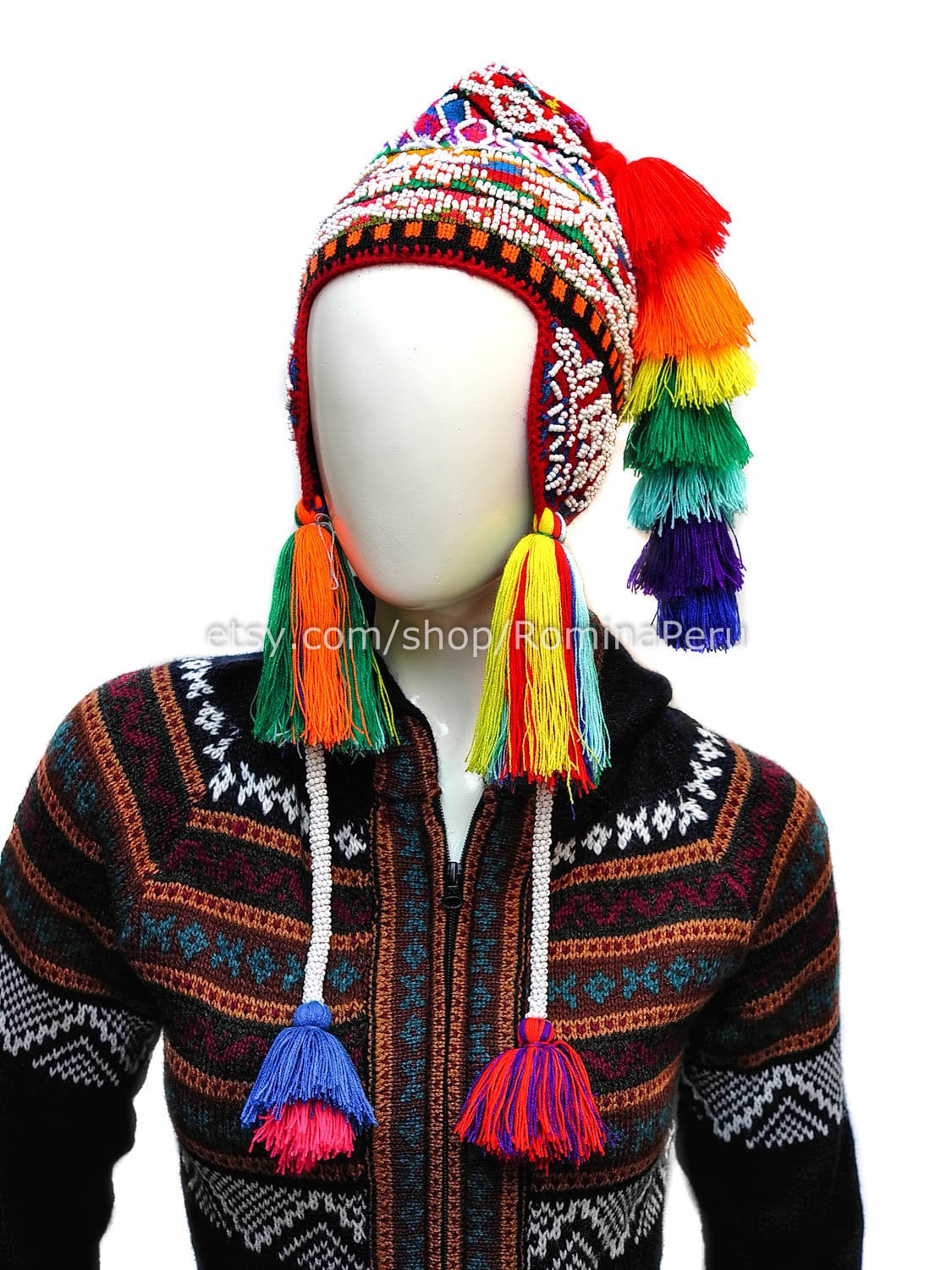 Peruvian hat men, Bonnet Péruvien Homme, Chullo peruano, bonnet homme, men  hat, péruvian hat, bonnet péruvien tricoté main, Chullo Taquile -   France