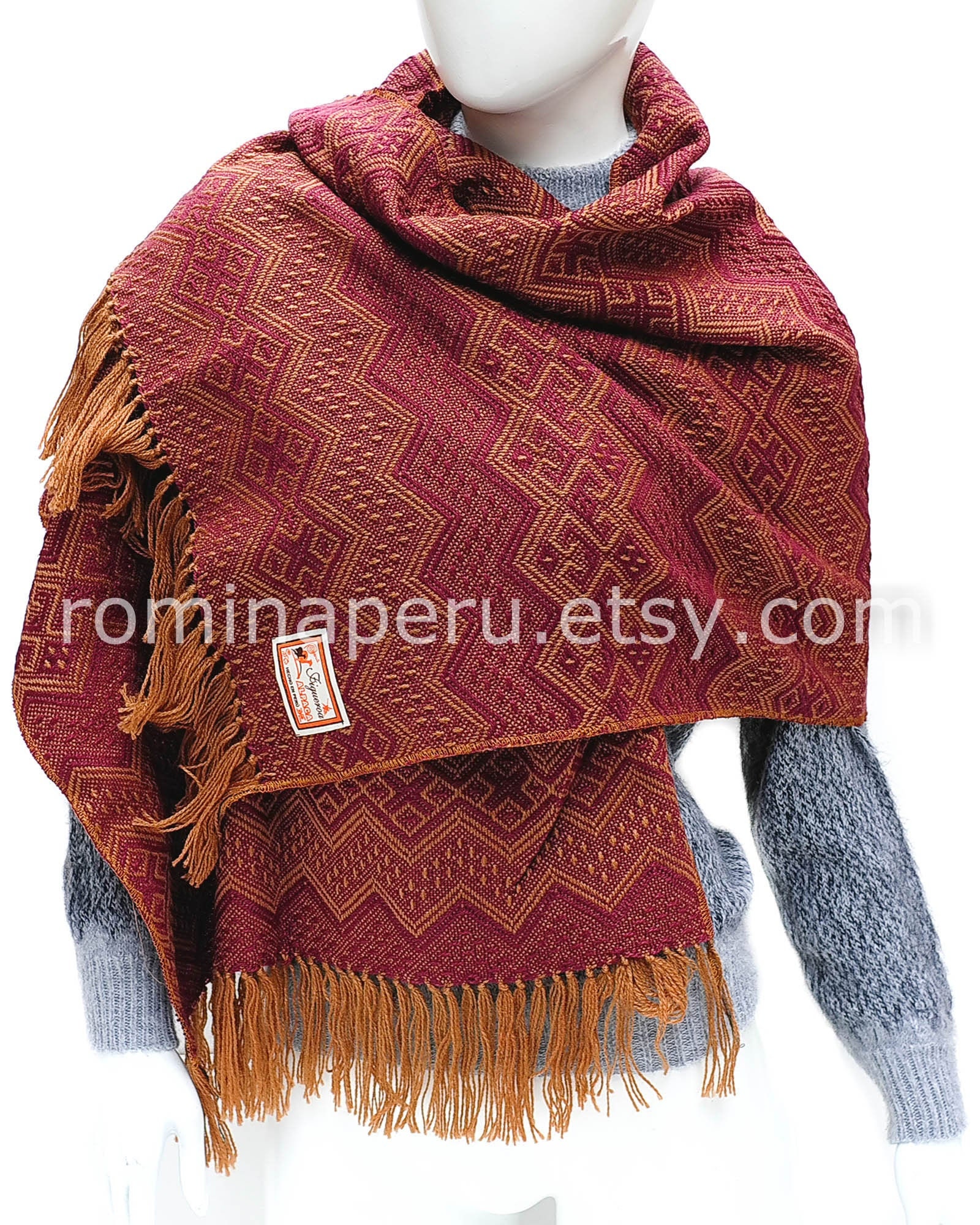 Asiri Alpaca Wool & Silk Scarf – Peruvian Nuna