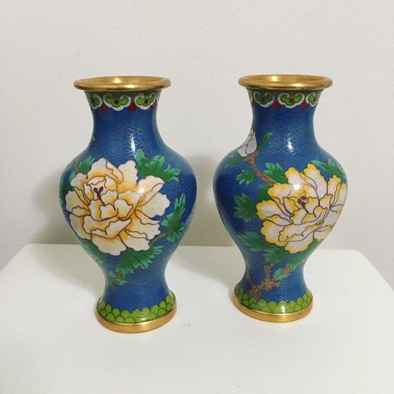 Vases vintage cloisonne Chinese Cloisonne