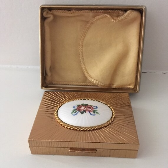Vintage Evans Compact and Music box