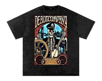 Camiseta extragrande de algodón lavada con nieve