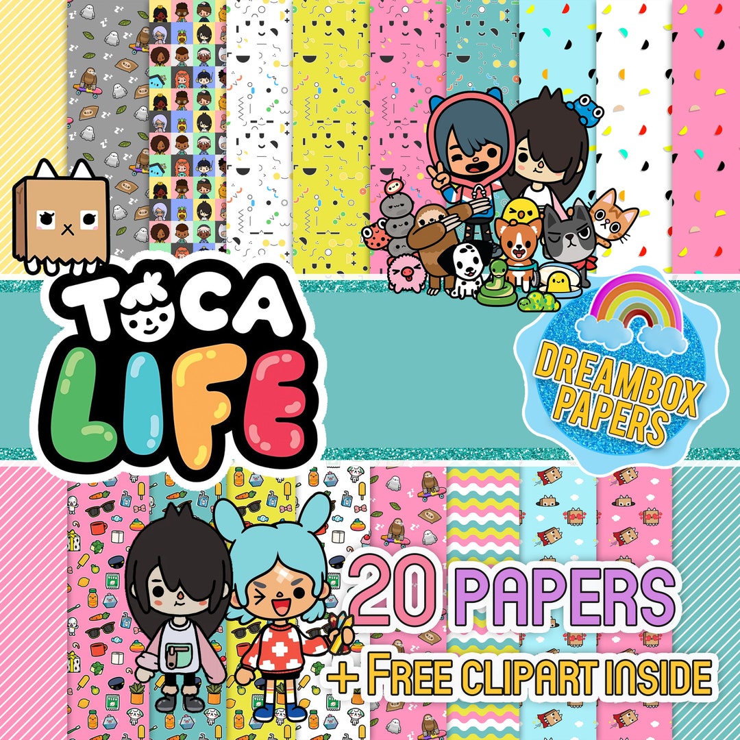 toca life box - toca boca cute | Spiral Notebook