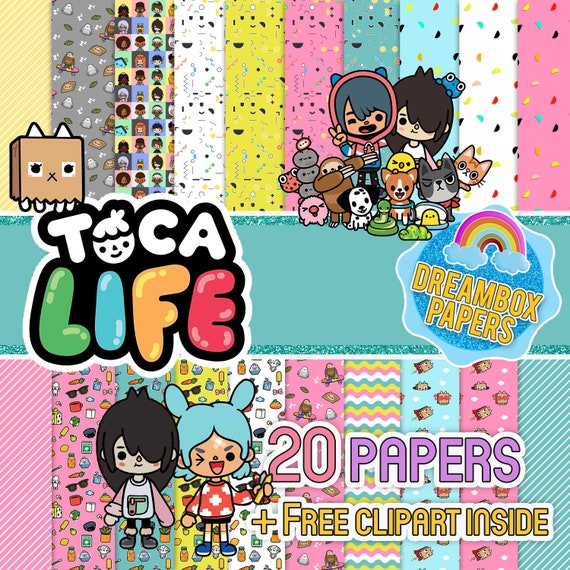Toca Life World, Toca Boca, Girl Toca Life PNG, Toca Boca Life Clipart,  Transparent Background,Instant Download Clipart Dreambox