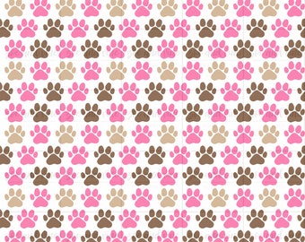 8.5 x 12 Felt Sheets Dog Felt Teal Red Paw Prints Felt Puppy Felt Ready to Ship Craft Felt