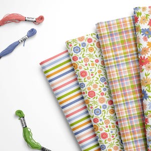 Flower Felt, Spring Flowers Felt, Plaid Felt, Fall Flowers Felt, Felt Sheets Craft Felt, Ready to Ship