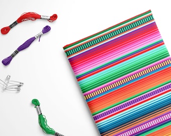 Serape Felt, Serape Fabric, Day of the Dead Felt, Fiesta Felt, Mexican Fiesta Felt, Felt Sheets, Craft Felt